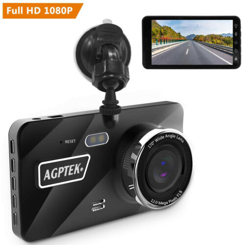 4" Vehicle Dash Cam Fhd 1080p Car Dashboard Dvr Camera Video Recorder G-sensor