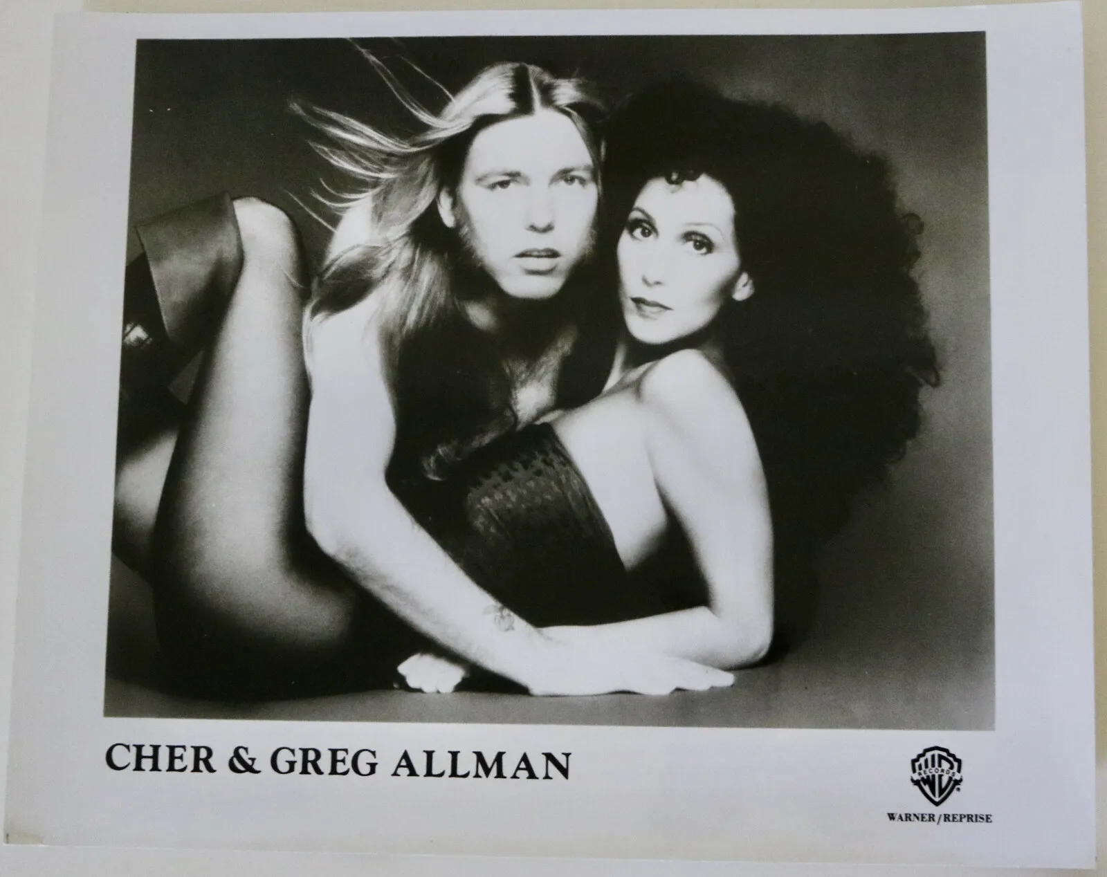 Cher & Greg Allman Vintage Promo Press Photo
