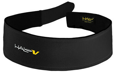 Halo Headband V Sweatband - Black