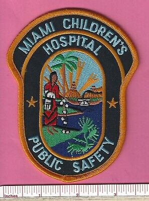 Miami Childrens Hospital FL Fla Florida Public Safety Police Shoulder Patch - V2