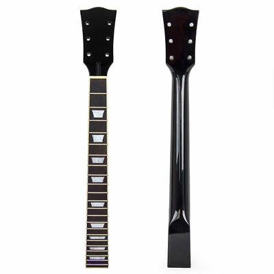 Electric Guitar Neck For Guitar Replacement Parts Maple 22 Fret Black