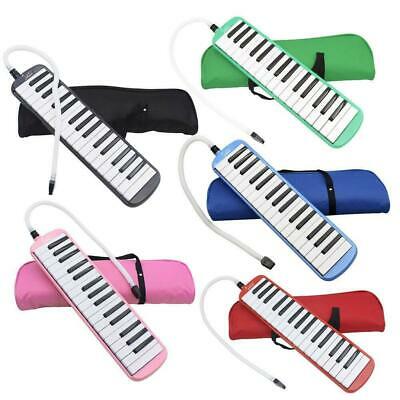 New 32 /37 Piano Keys Melodica With Carrying Bag Black Pink Blue Red Green
