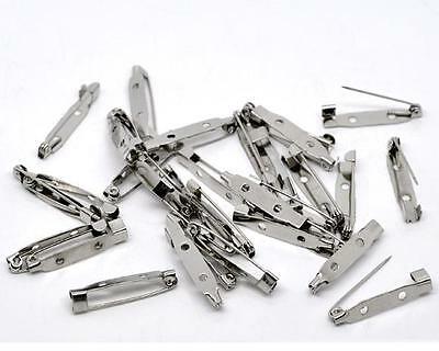Brooch Bar Backs Safety Pins Catch Findings Large 15mm 20mm 25mm 40mm